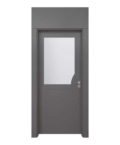 BY-259V  Porte intérieure Laqué Vitrée